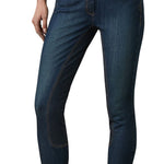 Ariat Halo Denim Full Seat Breech, Birch Marine - Ariat - Equiluxe Tack
