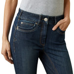 Ariat Halo Denim Full Seat Breech, Birch Marine - Ariat - Equiluxe Tack