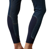 Ariat Halo Denim Full Seat Breech, Birch Marine - Ariat - Equiluxe Tack