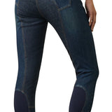 Ariat Halo Denim Full Seat Breech, Birch Marine - Ariat - Equiluxe Tack