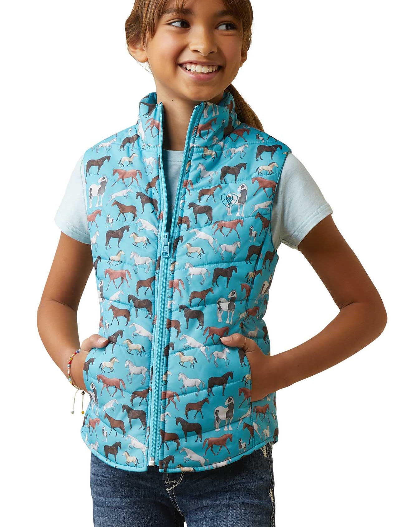 Ariat Girls Bella Reversible Insulated Vest