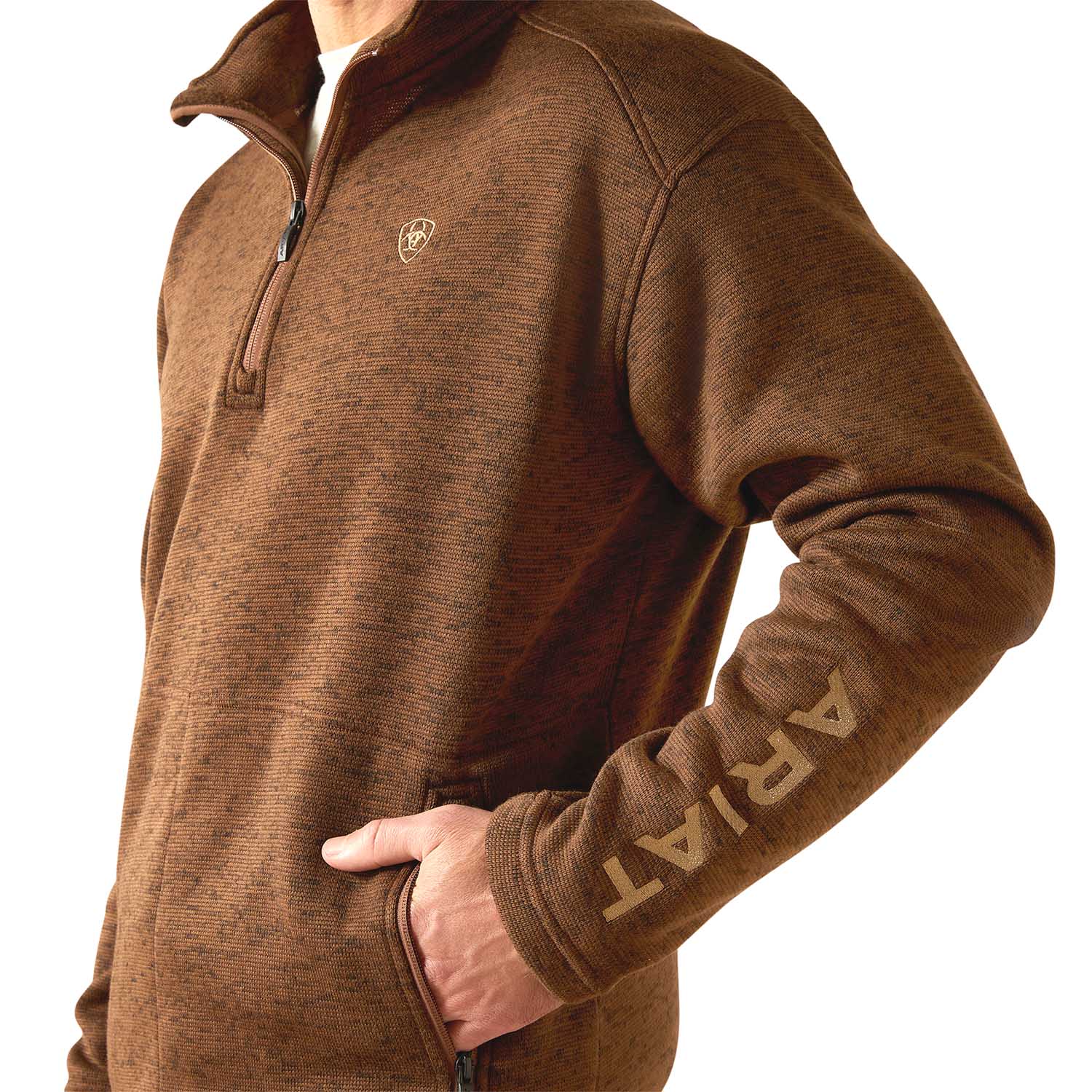 Ariat Mens Caldwell 1/4 Zip Pullover Sweater - Ariat - Equiluxe Tack