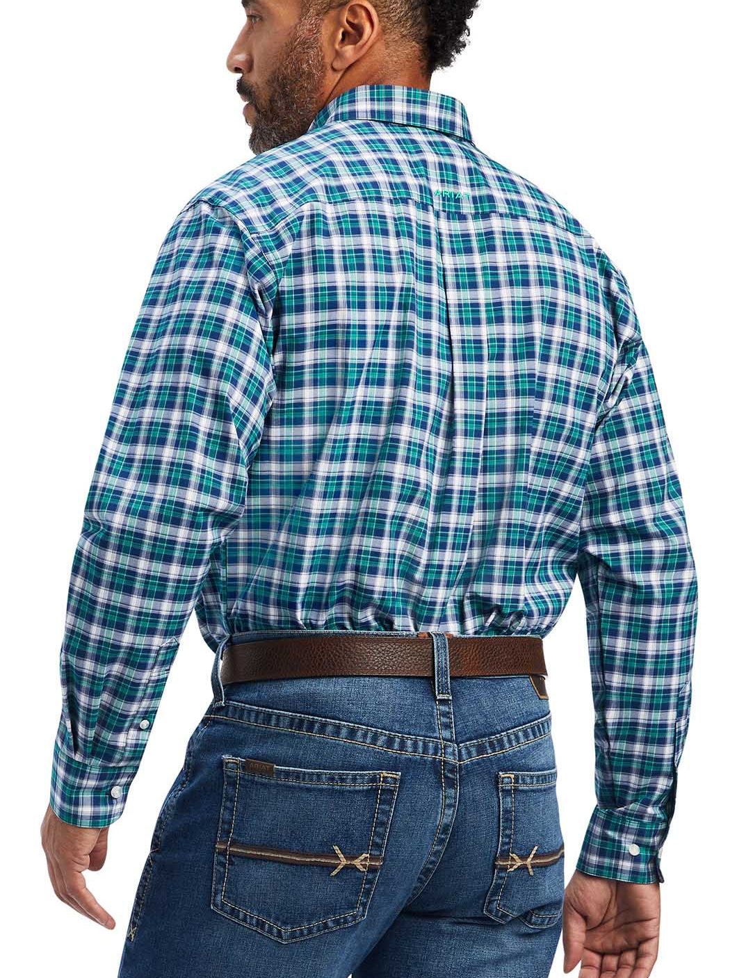 Ariat Men's Pro Series Brantleigh Stretch Classic Fit Shirt, Jelly Bean - Ariat - Equiluxe Tack