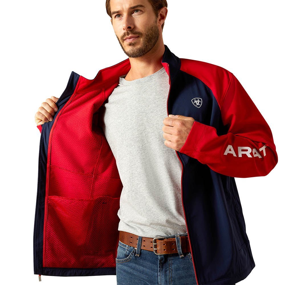 Ariat Mens Team EQ Softshell Jacket - Lightweight Fleece Riding Jacket - Ariat - Equiluxe Tack