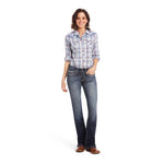 Ariat R.E.A.L. Mid Rise Boot Cut Jeans, Entwined Stitch - Ariat - Equiluxe Tack