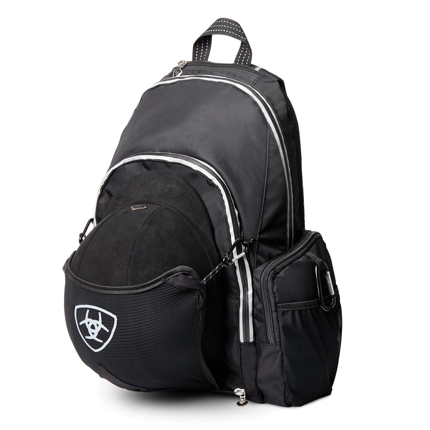 Ariat Ring Riding Backpack – Equestrian Backpack with Helmet Sling, Spur Ring & Crop Holder - Ariat - Equiluxe Tack