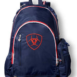 Ariat Ring Riding Backpack – Equestrian Backpack with Helmet Sling, Spur Ring & Crop Holder - Ariat - Equiluxe Tack