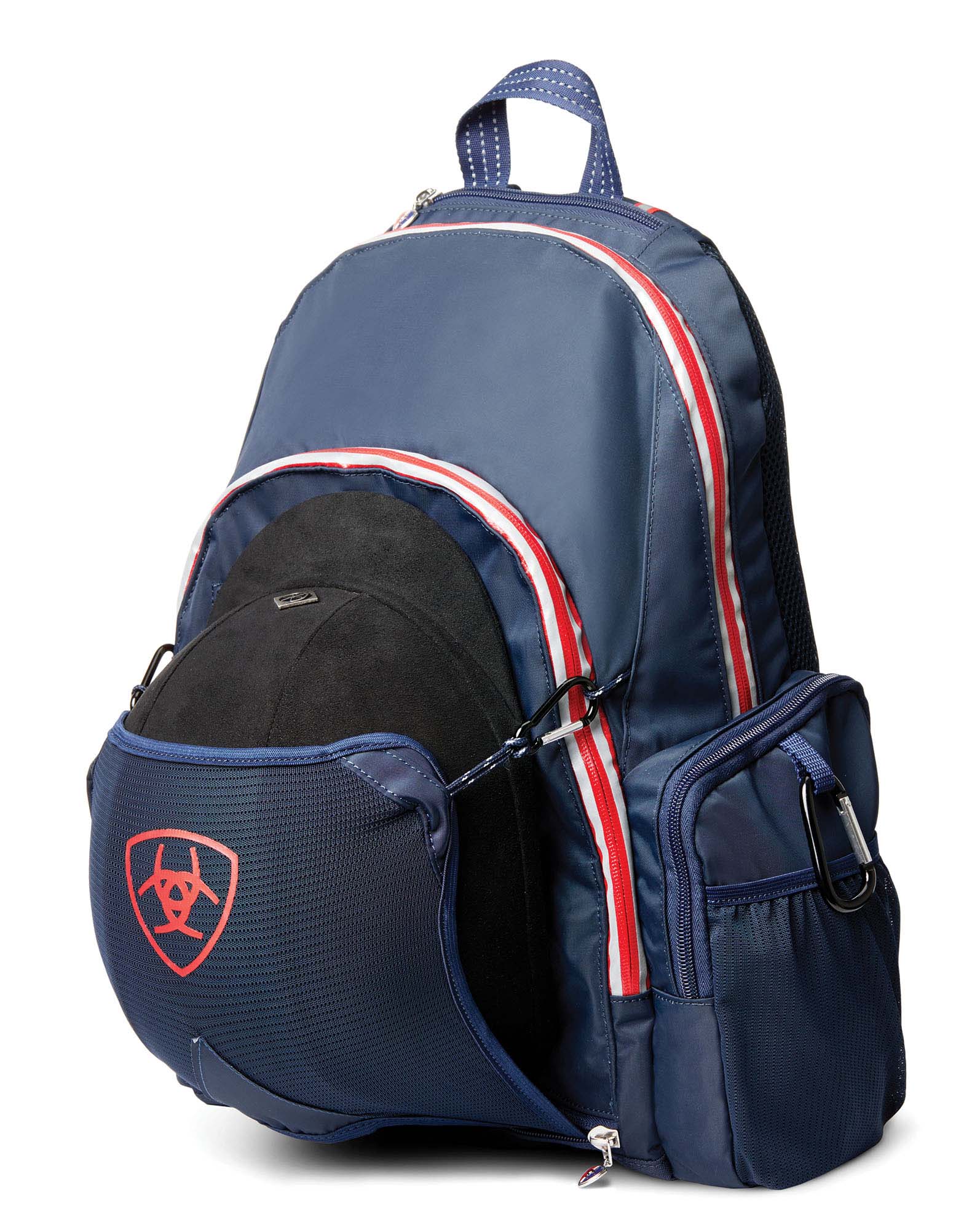 Ariat Ring Riding Backpack – Equestrian Backpack with Helmet Sling, Spur Ring & Crop Holder - Ariat - Equiluxe Tack