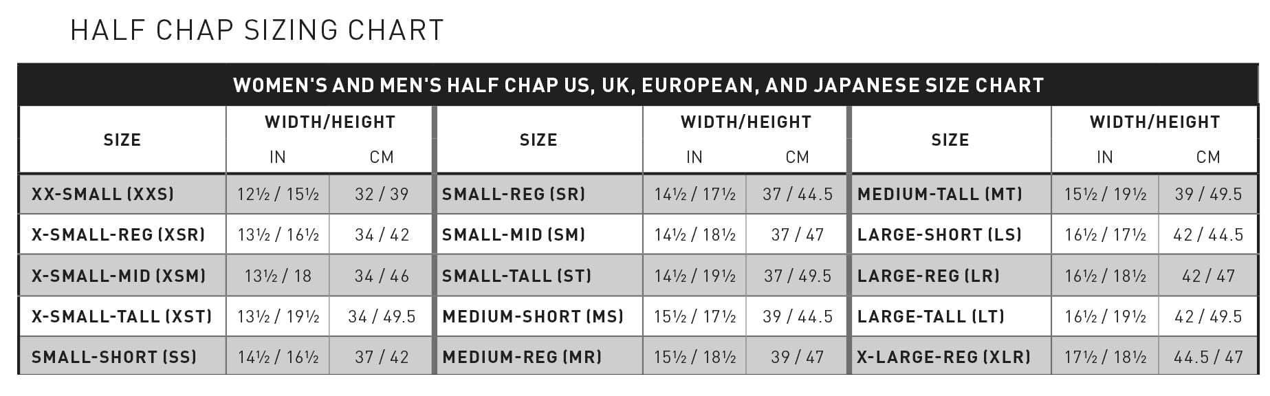 Ariat Scout Half Chap, Adult, Black - Ariat - Equiluxe Tack