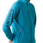Ariat Women's Agile Softshell Jacket, Mosaic Blue - Ariat - Equiluxe Tack