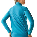 Ariat Women's Agile Softshell Jacket, Mosaic Blue - Ariat - Equiluxe Tack