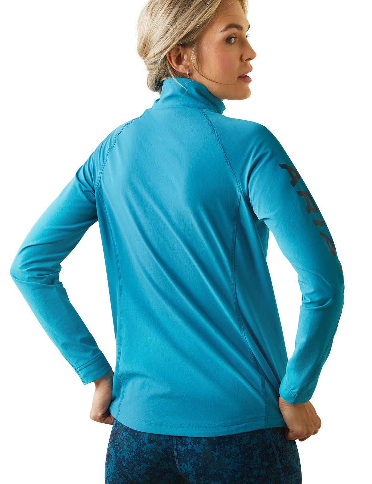 Ariat Women's Agile Softshell Jacket, Mosaic Blue - Ariat - Equiluxe Tack