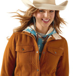 Ariat Womens Berber Back Softshell Jacket – Sherpa - Lined Trucker - Style Warm Layer - Ariat - Equiluxe Tack