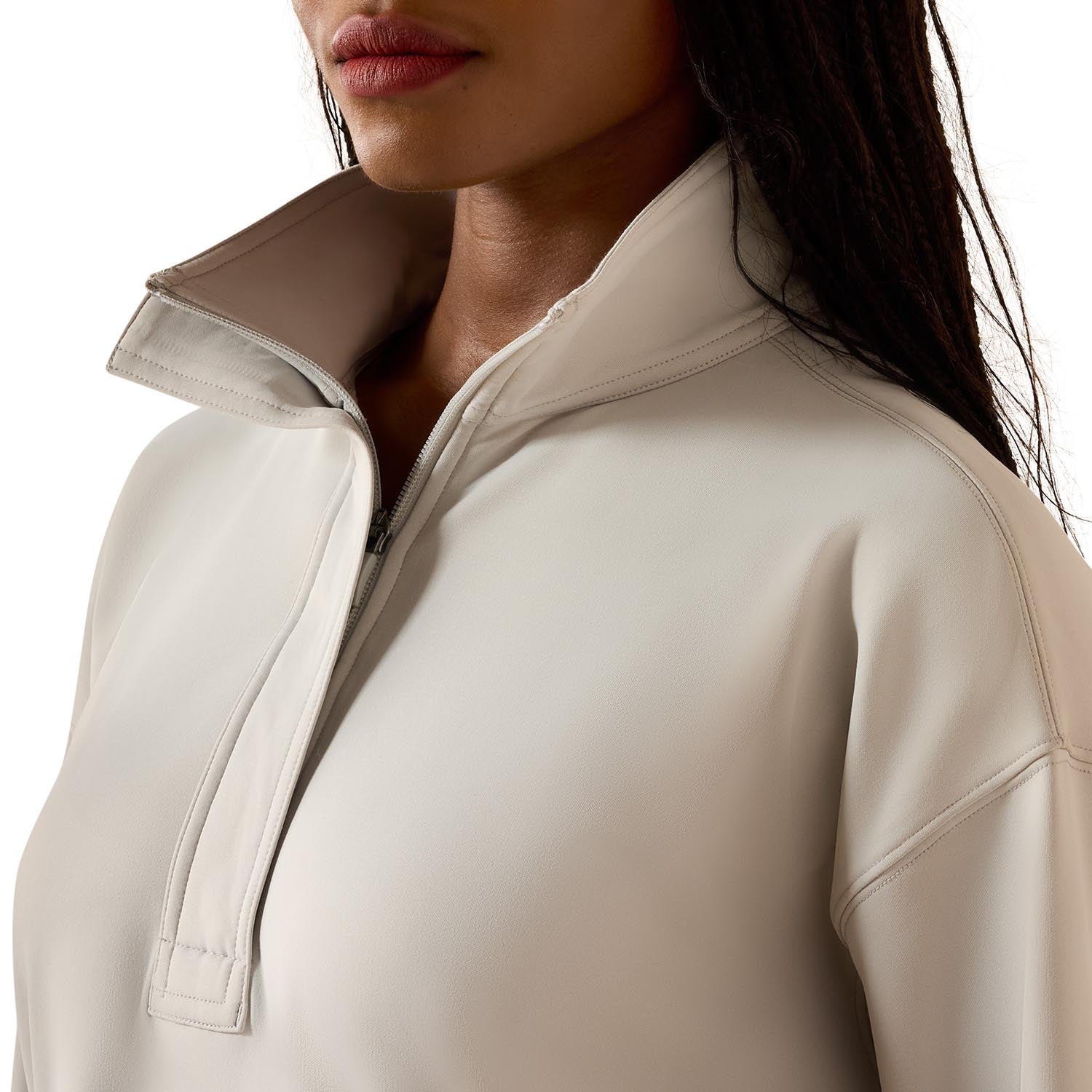 Ariat Women's Breeze Logo 1/2 Zip Fleece Sweatshirt - Ariat - Equiluxe Tack