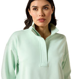 Ariat Women's Breeze Logo 1/2 Zip Fleece Sweatshirt - Ariat - Equiluxe Tack