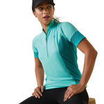 Ariat Women’s Cambria Jersey 1/4 Zip Baselayer – Lightweight Riding Shirt with UPF 50+ - Ariat - Equiluxe Tack