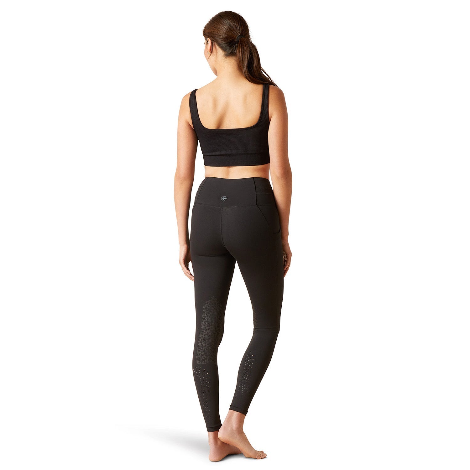 Ariat Womens Eos 2.0 Knee Patch Riding Tights – Performance Equestrian Leggings with Pockets - Ariat - Equiluxe Tack