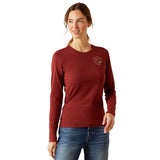 Ariat Women's EQ Icons Long Sleeve Tee – Soft, Comfortable, Stylish Barn Wear - Ariat - Equiluxe Tack