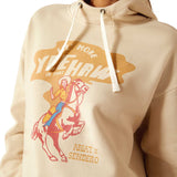 Ariat Womens Essential Sendero "Yeehaw" Oversized Graphic Hoodie – Casual Texas-Inspired Pullover