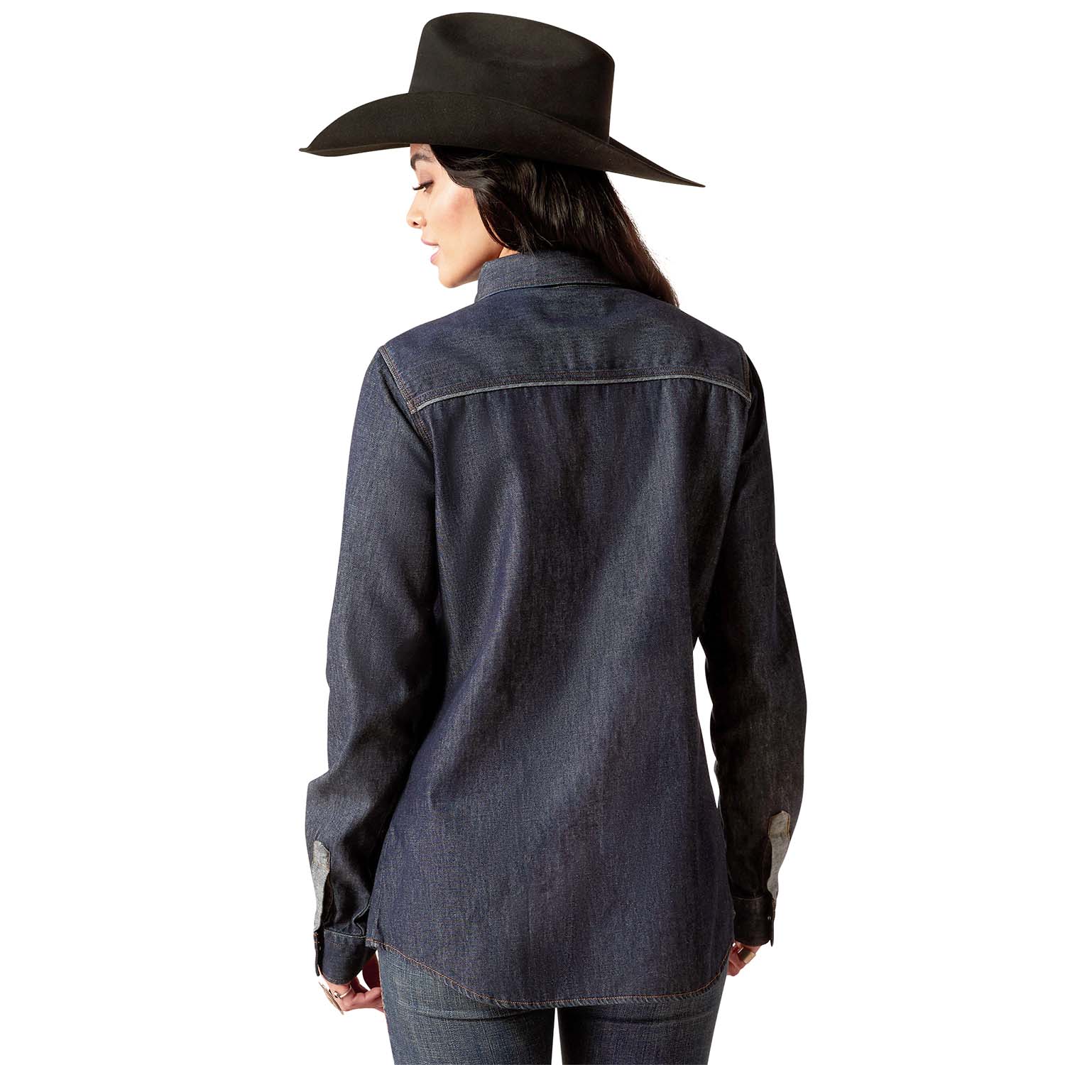 Ariat Women's Farriday Denim Long Sleeve Shirt - Ariat - Equiluxe Tack