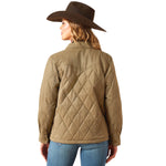 Ariat Womens Grizzly Quilted Barn Jacket – Warm Wind - Resistant Fleece - Lined Workwear Jacket - Ariat - Equiluxe Tack