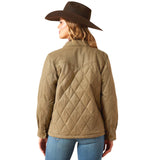 Ariat Womens Grizzly Quilted Barn Jacket – Warm Wind - Resistant Fleece - Lined Workwear Jacket - Ariat - Equiluxe Tack