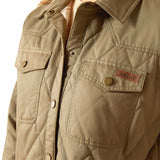 Ariat Womens Grizzly Quilted Barn Jacket – Warm Wind - Resistant Fleece - Lined Workwear Jacket - Ariat - Equiluxe Tack