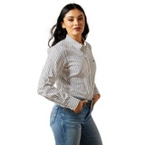 Ariat Women's Kirby Wrinkle-Free Long Sleeve Shirt – Figure-Flattering, Equestrian Performance Top