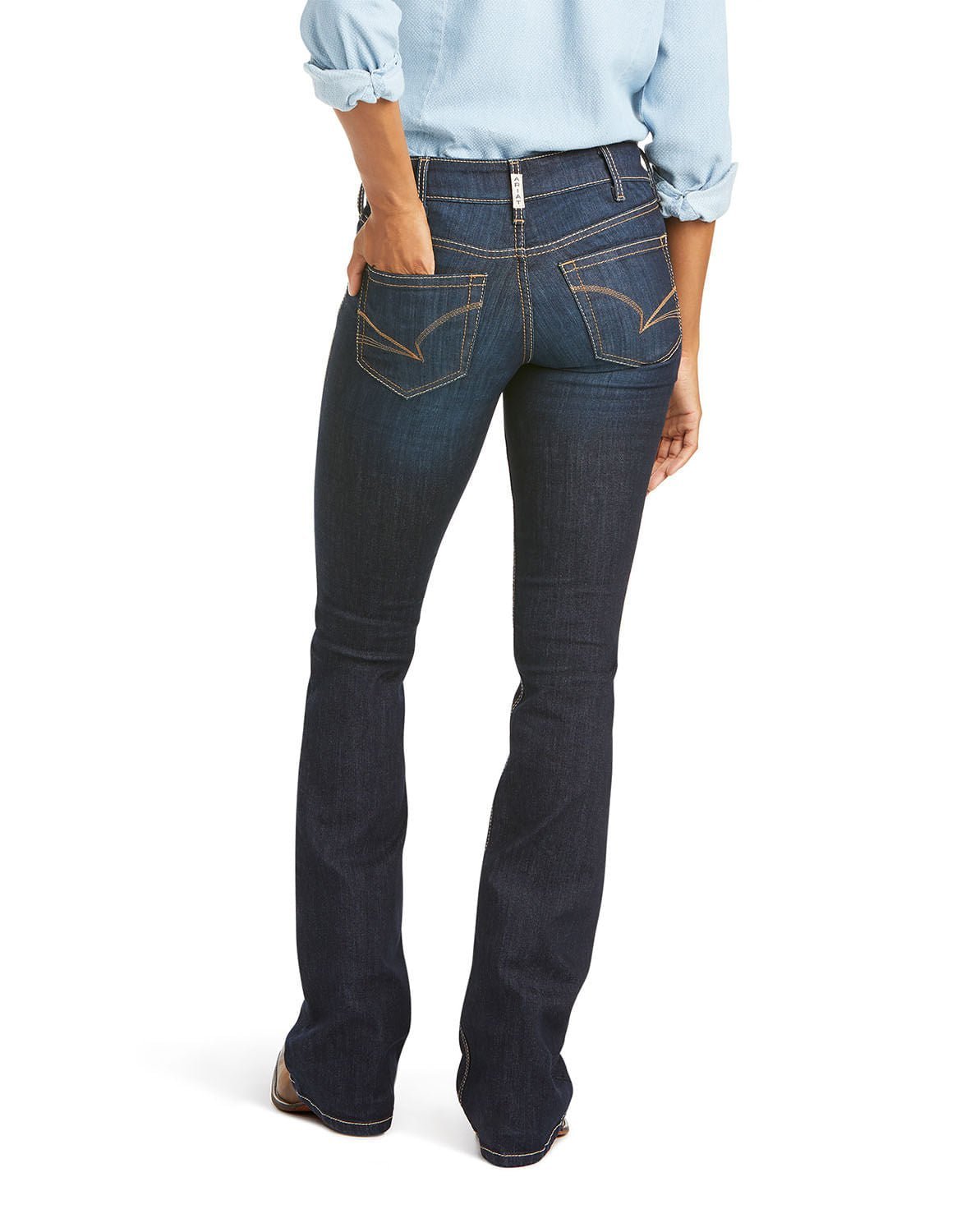 Ariat Women's R.E.A.L. Mid Rise Arrow Fit Jocelyn Boot Cut Jean - Ariat - Equiluxe Tack