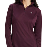 Ariat Womens Sunstopper 2.0 1/4 Zip Long Sleeve Baselayer - Ariat - Equiluxe Tack