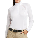 Ariat Women's Sunstopper 2.0 Quarter Zip Equestrian Show Shirt – UPF 50, Moisture - Wicking, Breathable Performance Top - Ariat - Equiluxe Tack