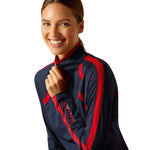 Ariat Women's Sunstopper 3.0 1/4 Zip Baselayer Shirt – High Performance Sun Shirt for Riding - Ariat - Equiluxe Tack