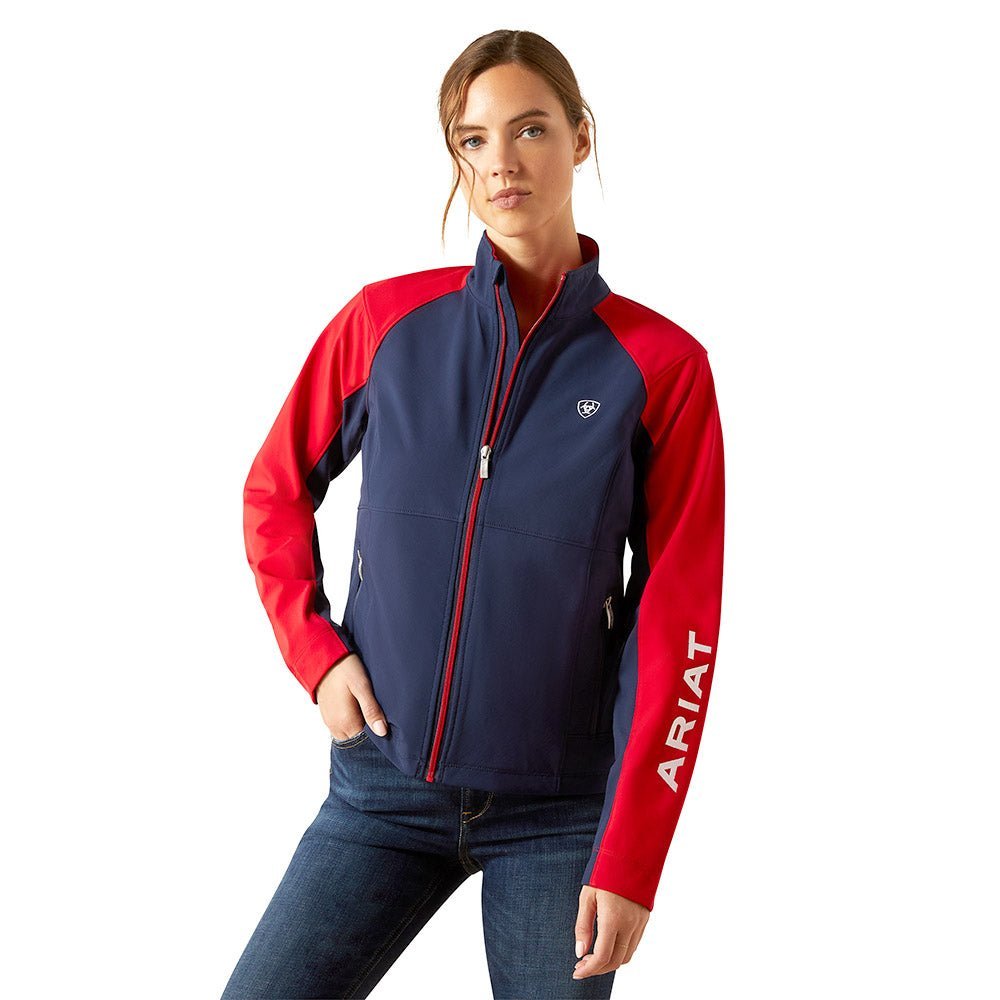 Ariat Womens Team EQ Softshell Riding Jacket – Fleece Lined, Wind & Water Resistant - Ariat - Equiluxe Tack