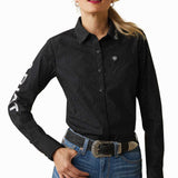 Ariat Women’s Team Kirby Wrinkle-Resistant Stretch Western Performance Shirt