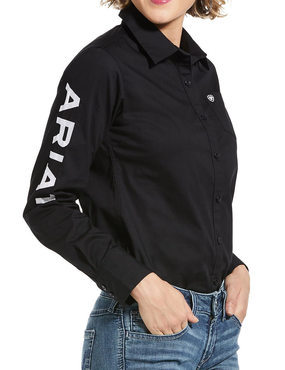 Ariat Women’s Team Kirby Wrinkle - Resistant Stretch Western Performance Shirt - Ariat - Equiluxe Tack
