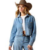 Ariat Women’s Western Cropped Comfort Denim Snap Shirt