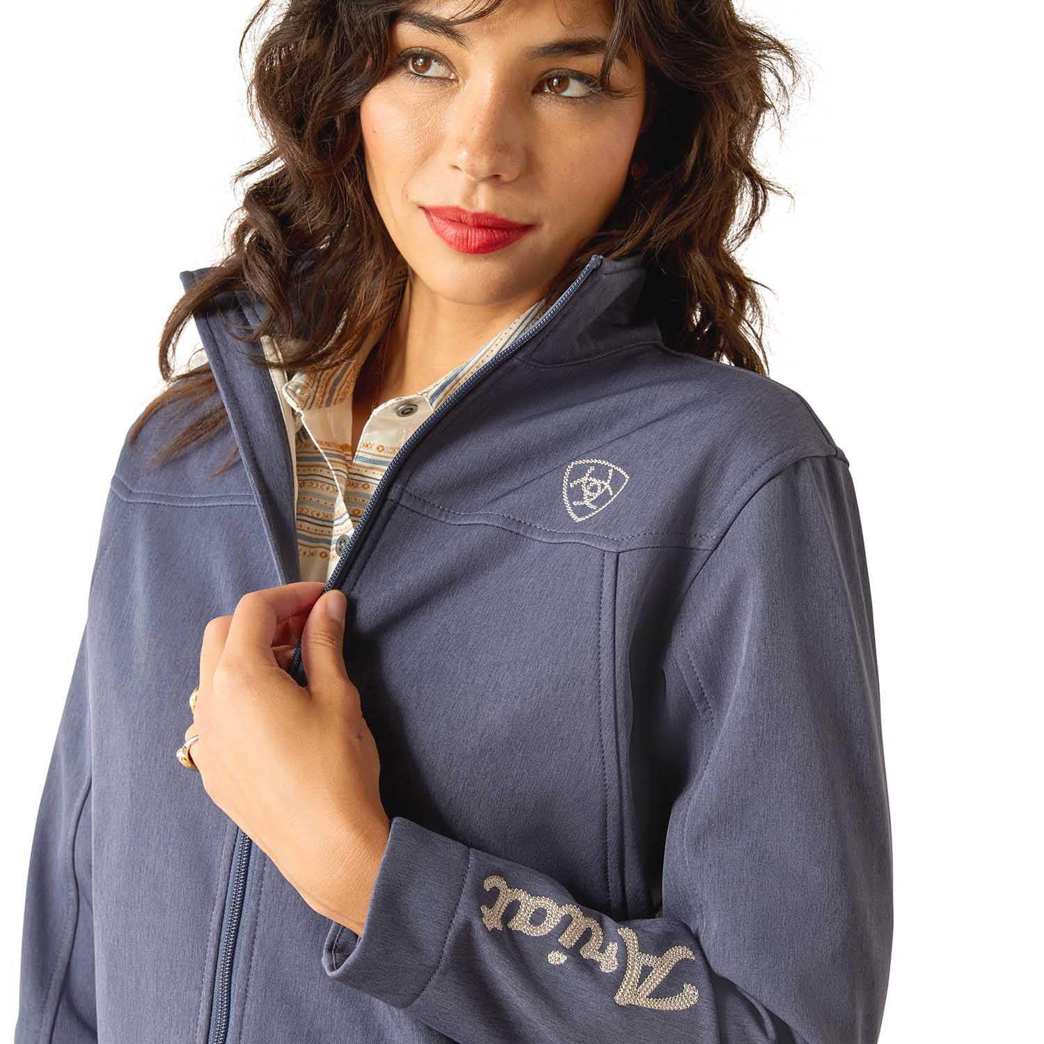Ariat Women's Western Heritage Round Up Team Softshell Jacket - Ariat - Equiluxe Tack