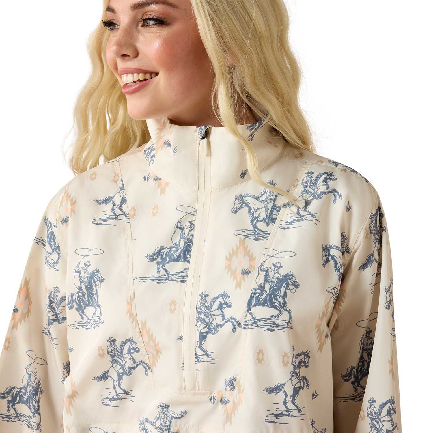 Ariat Women's Whisper Pullover Jacket – Lightweight Water - Repellent Windbreaker - Ariat - Equiluxe Tack