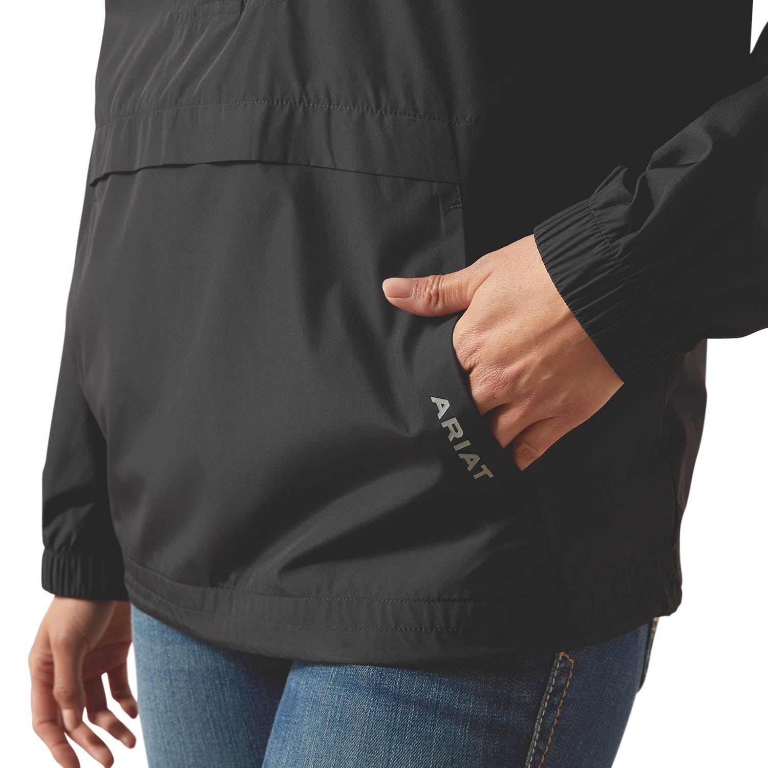 Ariat Women's Whisper Pullover Jacket – Lightweight Water - Repellent Windbreaker - Ariat - Equiluxe Tack