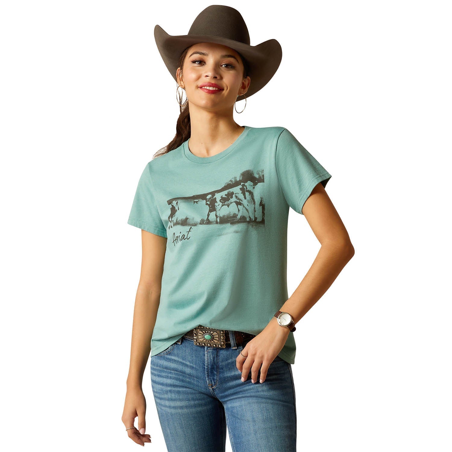 Ariat Women's Wholesome Heifer Shortsleeve Shirt - Ariat - Equiluxe Tack