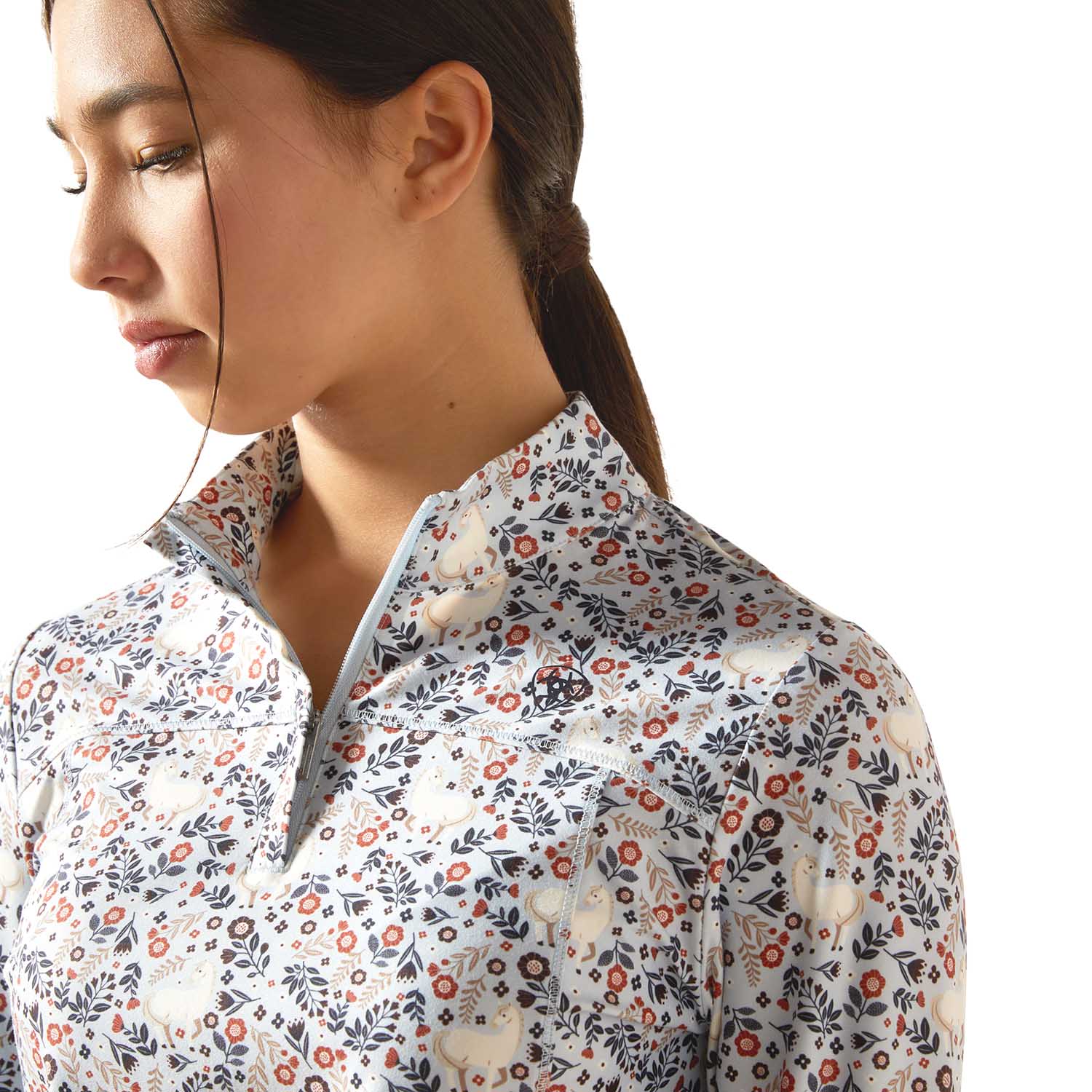 Ariat Youth Lowell 3.0 1/4 Zip Performance Baselayer - UV Protection and Thumbholes - Ariat - Equiluxe Tack