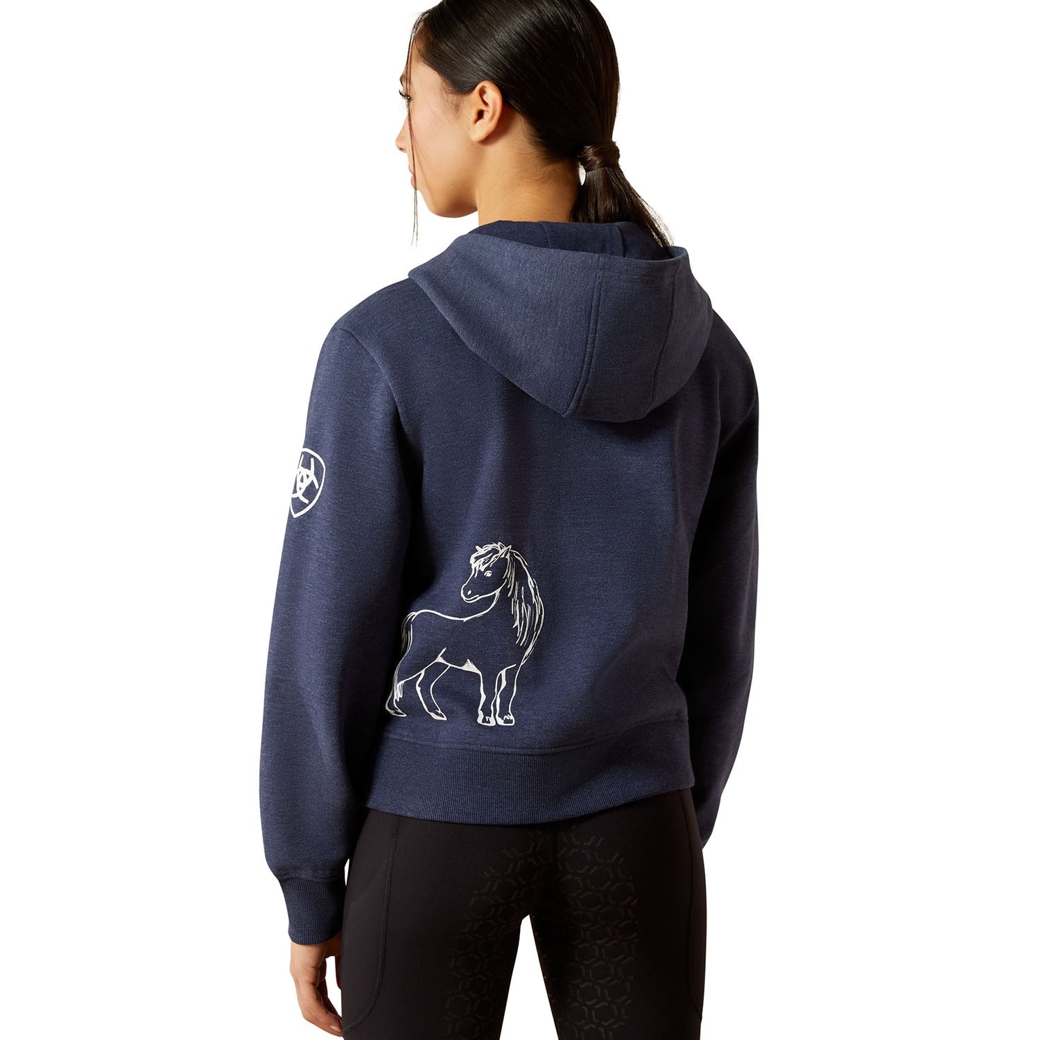 Ariat Youth Spiffy Full Zip Equestrian Hoodie - Ariat - Equiluxe Tack