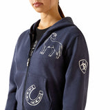 Ariat Youth Spiffy Full Zip Equestrian Hoodie - Ariat - Equiluxe Tack