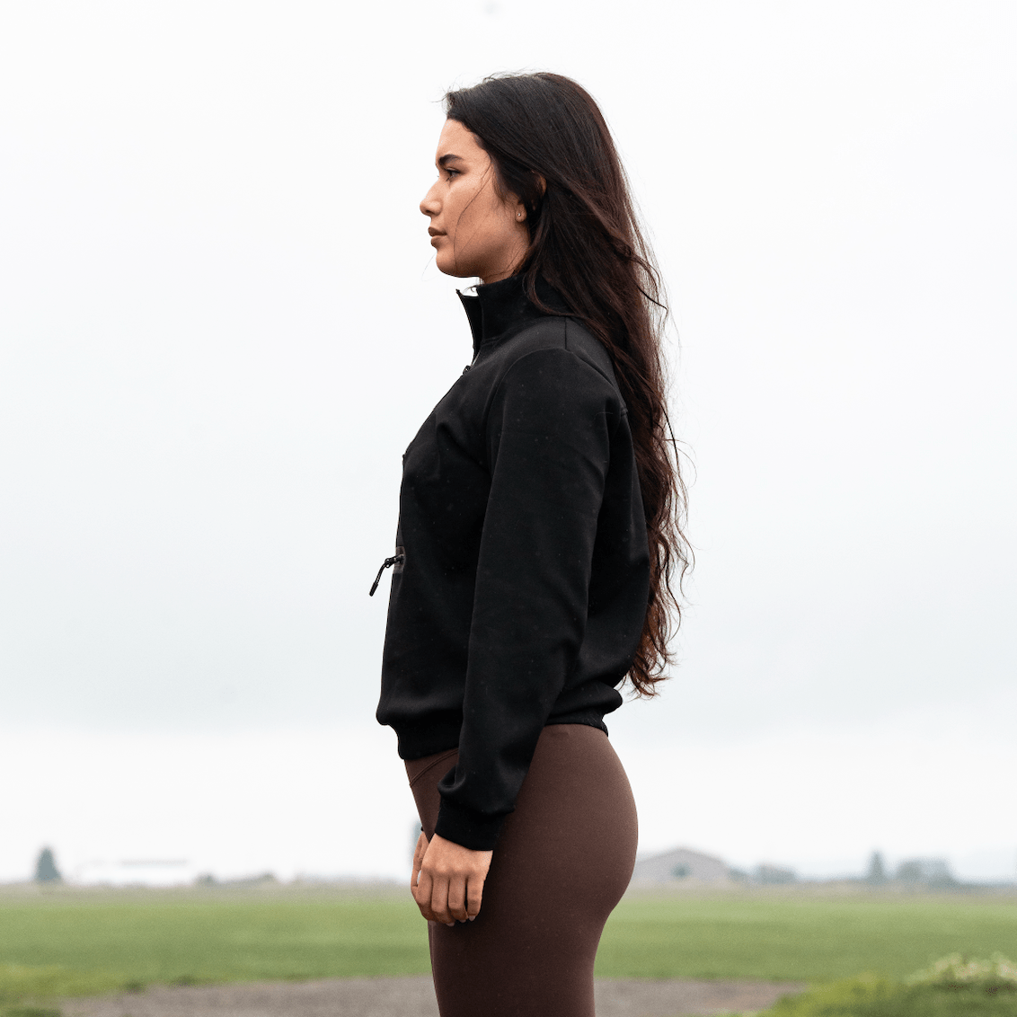 ARMATEQ TECH FLEECE QUARTER ZIP - BLACK - ARMATEQ - Equiluxe Tack