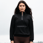 ARMATEQ TECH FLEECE QUARTER ZIP - BLACK - ARMATEQ - Equiluxe Tack