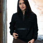 ARMATEQ TECH FLEECE QUARTER ZIP - BLACK - ARMATEQ - Equiluxe Tack