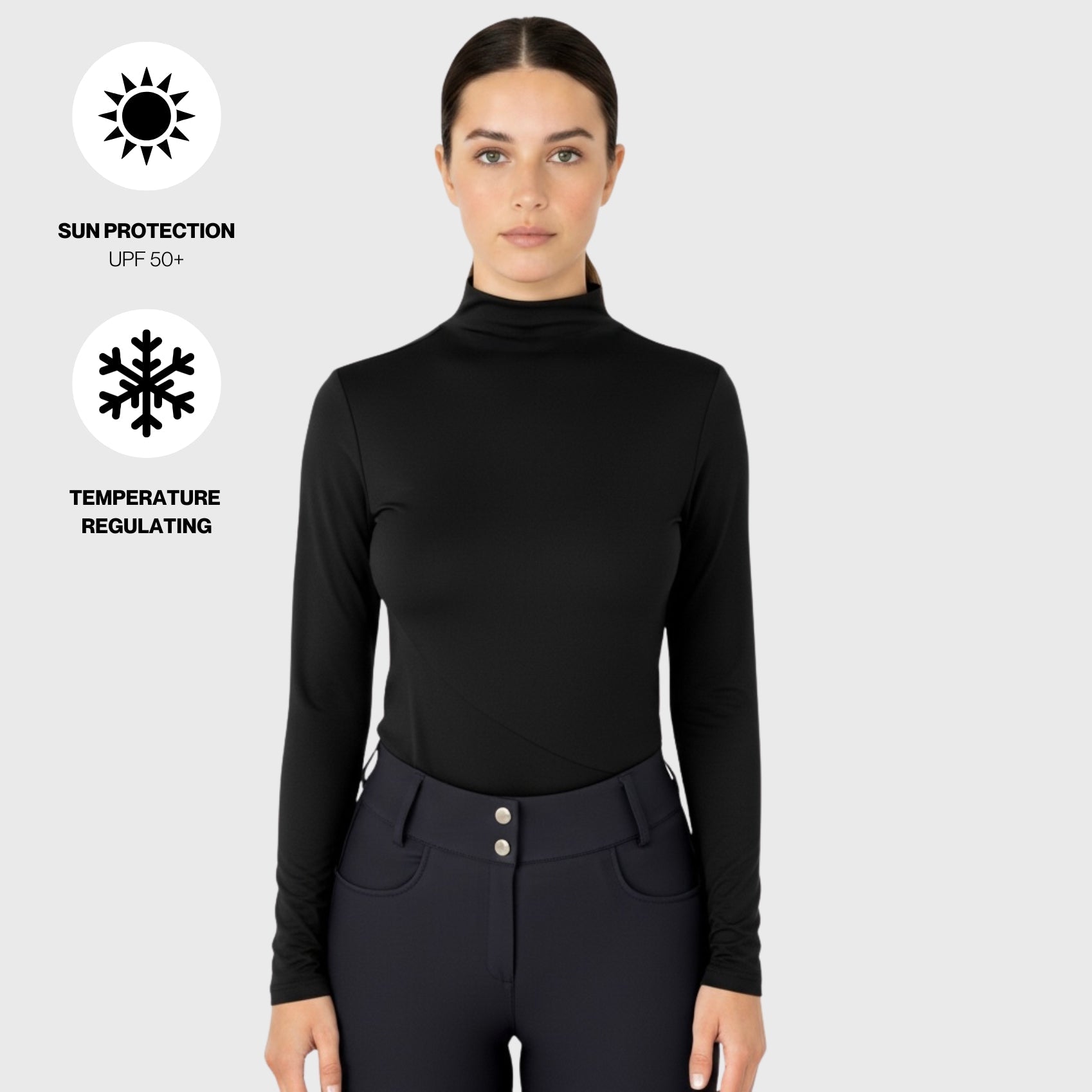 Armateq ULTRA BREATHABLE MOCK NECK LONG SLEEVE - ARMATEQ - Equiluxe Tack
