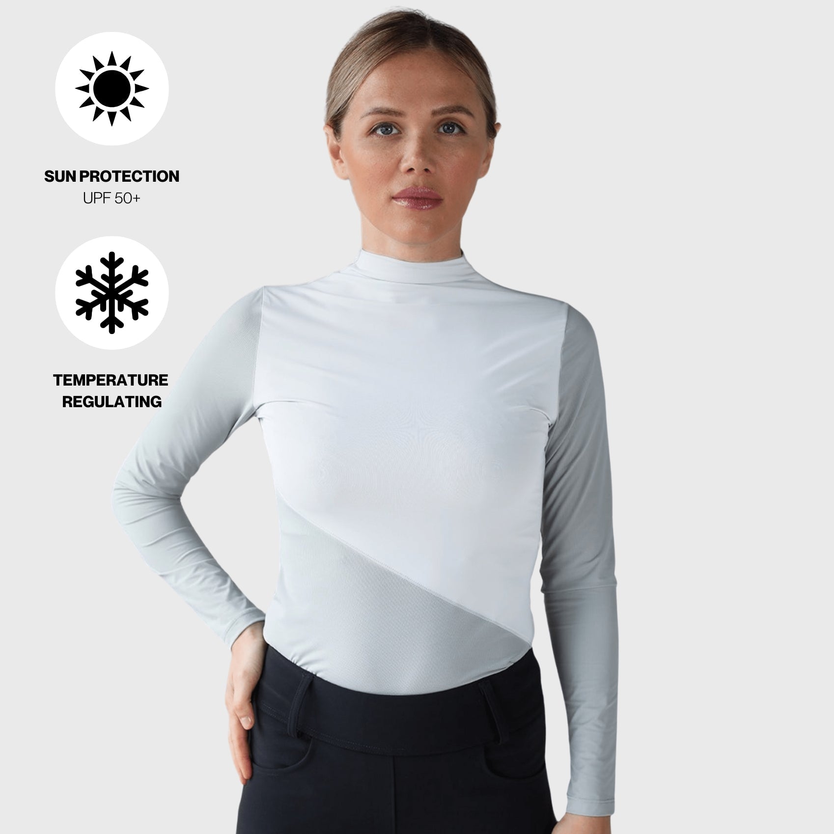 Armateq ULTRA BREATHABLE MOCK NECK LONG SLEEVE - ARMATEQ - Equiluxe Tack
