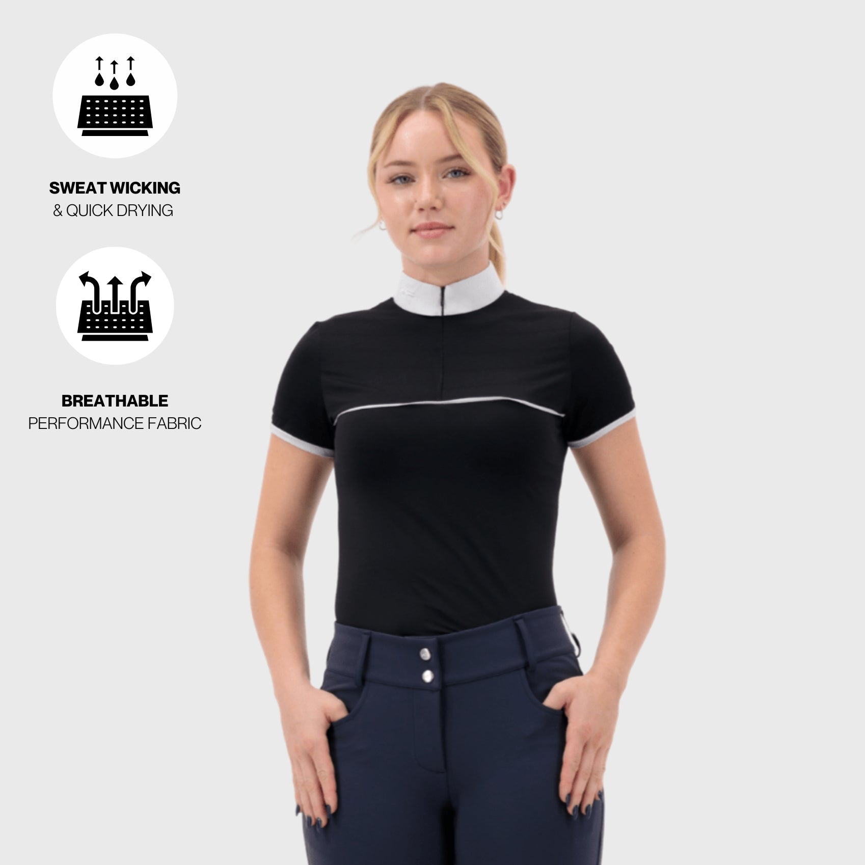 ARMATEQ ULTRA BREATHABLE MONOCHROMATIC SHORT SLEEVE SHIRT - ARMATEQ - Equiluxe Tack