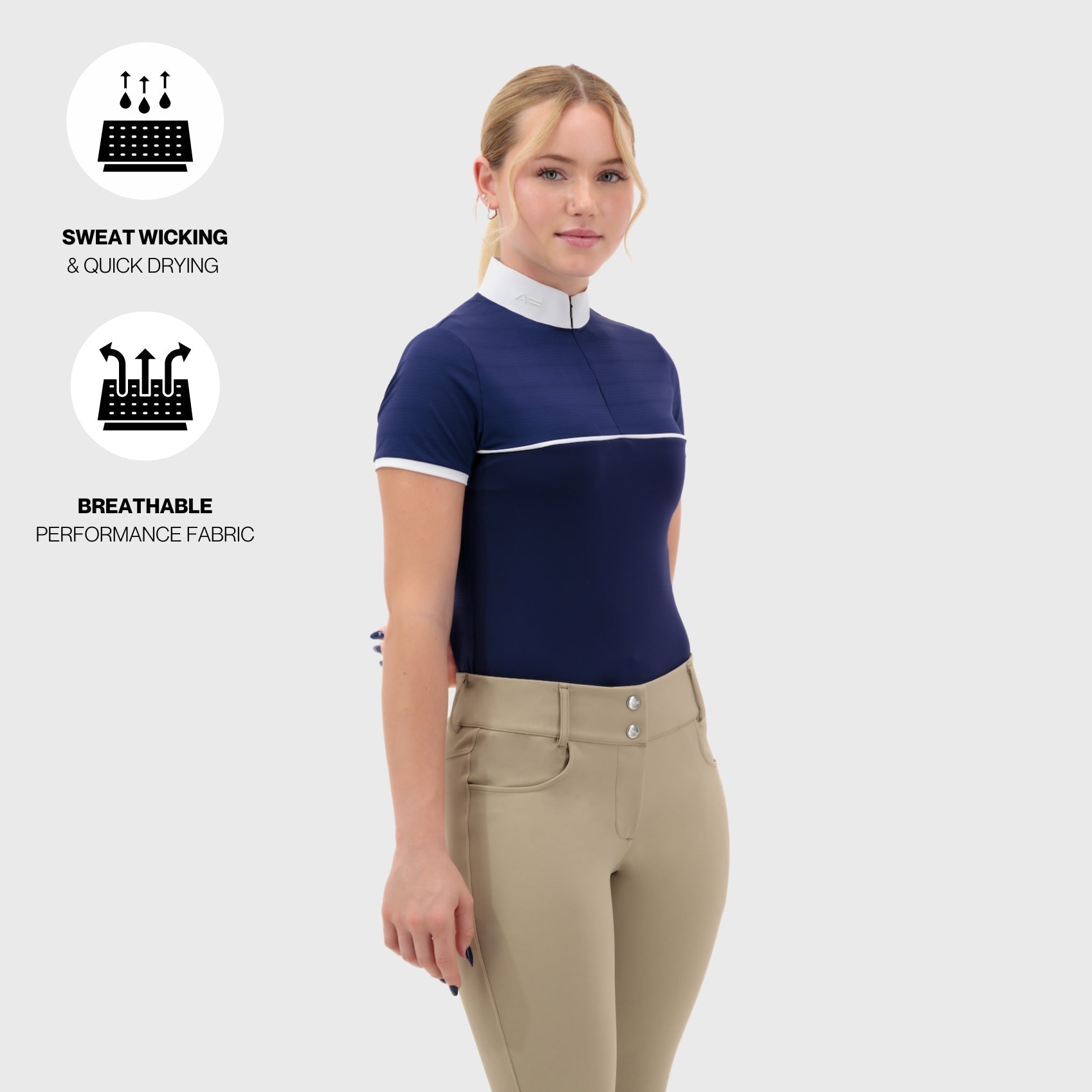 ARMATEQ ULTRA BREATHABLE MONOCHROMATIC SHORT SLEEVE SHIRT - ARMATEQ - Equiluxe Tack